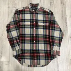 90s ポロバイラルフローレン ウールシャツ チェック Made in USA
