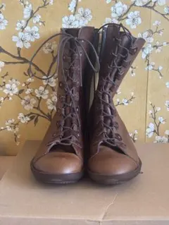 antiquaアンティカ本革 レースアップブーツのサムネイル