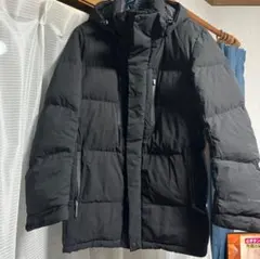 エックスシェルター 断熱α プレミアムギガパフ ダウンコート ブラックLL