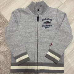 ミキハウス　ジャケット 130サイズ グレー