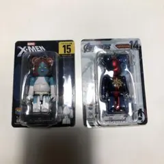 ベアブリック　Happyくじ　アベンジャーズ　エンドゲーム　X-MAN セット