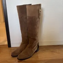 【極美品】Au BANNISTERブラウン スエード ロングブーツ