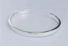 835 スターリング シルバー ブレスレット s925 バングル サイズ調整可能