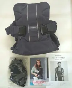 【美品】ベビービョルン　キャリアONE+Air メッシュ　黒カバー付き