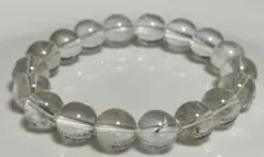 透明な水晶ブレスレット10mm 16cm