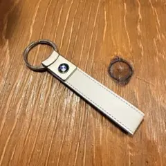 純正BMW キーホルダー ホワイト