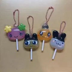 たまごっち キャンディーチャーム ふらわっち、まめっち、めめっち、みみっち
