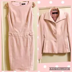 INED ベビーピンク ワンピーススーツ S(7号)