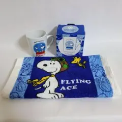 スヌーピー&ウッドストック マグカップ フェイスタオル 2点 セット 未使用