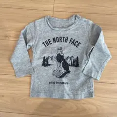 THE NORTH FACE グレー 長袖カットソー 90