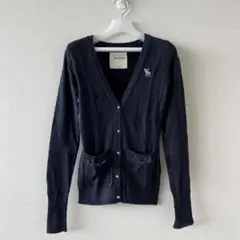 【未使用・タグ付き】abercrombie KIDS カーディガン　ネイビー