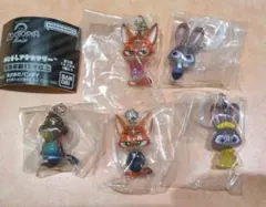 ズートピア2　めじるしアクセサリー　コンプ5種セット