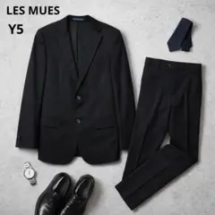 LES MUES アオキ ブラックスーツ セット シングル 2つボタン Y5