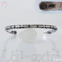 美品 インディアンジュエリー S 9225 スターリング シルバー 銀 バングルのサムネイル