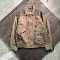 7AS4 ハリトンジャケット　ブルゾン　グランパコア　L ブラウン　古着