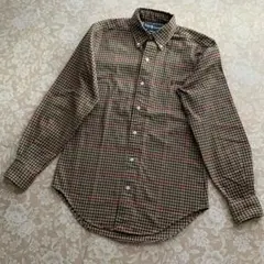 ラルフローレンCLASSIC FIT ポニー刺繍　ボタンダウンネルシャツS