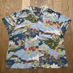 【USA製/希少】TORI RICHARD × Disney アロハシャツのサムネイル