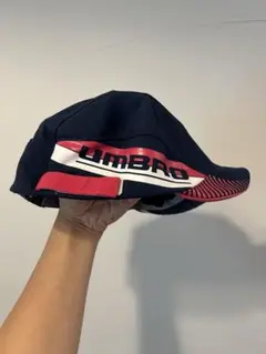 UMBRO ネイビー レッド 帽子 52cm