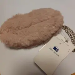 Bleu Bleuet ファー コインケース ピンクベージュ