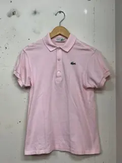 CHEMISE LACOSTE フランス製 ポロシャツ ピンク 38 ラコステ
