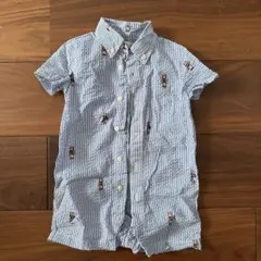 ラルフローレン　くまさん　カバーオール　ロンパース　ポロベア