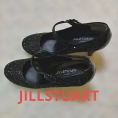 超美品　JILLSTUART shoe パンプス ブラック ラメ ストラップのサムネイル