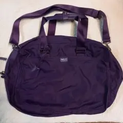 agnis b. Voyage パープル ボストンバッグ