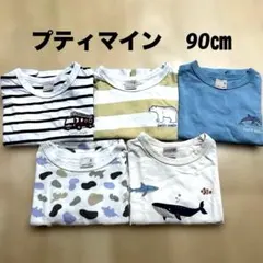 プティマイン　Tシャツ　カットソー　90㎝