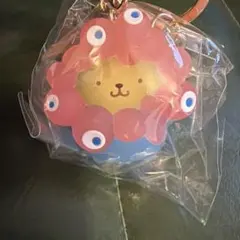 サンリオ×ミャクミャク クリア キーホルダー　ポムポムプリン