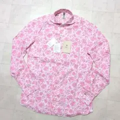 新品 LUIGI BORRELLI リネンコットン ボタニカルドレスシャツのサムネイル