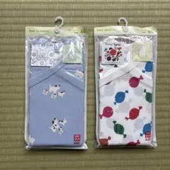 UNIQLO ベビー ボディスーツ 長袖 60 2枚セット