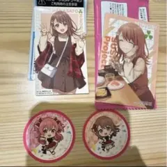 プロセカ×スシローコラボ 限定カード　ステッカー 花里みのり ピックのセット