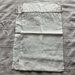 【最終お値下げ】IDEE イデー リネン 巾着 ホワイト 2枚セット