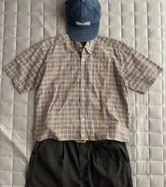 00s cityboy archive 短丈チェックシャツ　ボックスカット Lのサムネイル