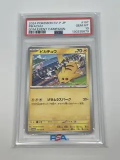ピカチュウ プロモ げきとうスパーク ジムプロモ psa10