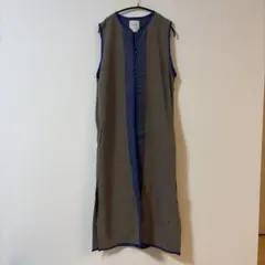 ACUTA ロングベスト ブルー柄のサムネイル