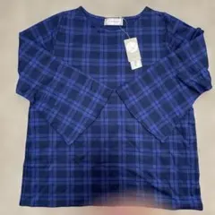 オーガニックコットンチェックシャツ L