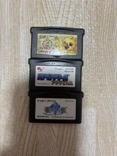 ゲームボーイアドバンスソフト　×3 聖剣伝説　チョコボランド　RPGツクール