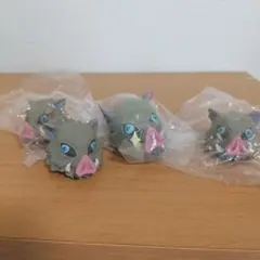 鬼滅の刃 伊之助 猪被り物カプセルトイ 4個セット