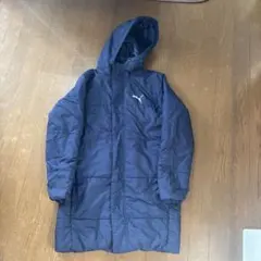 Puma ネイビー 中綿コート フード付き