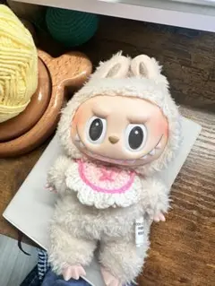 よだれかけ（手編み）