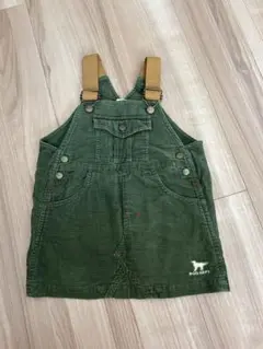 DOG DEPT コーデュロイワンピース グリーン 95cm