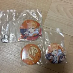 セガラッキーくじ　東雲彰人　E賞アクリルキーホルダー　F賞缶バッジセット