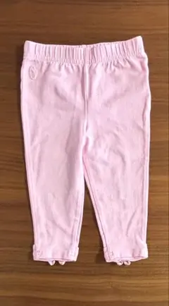 ラルフローレン レギンス 80cm ピンク 花柄リボン付き