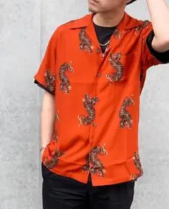 WACKO MARIA 虎柄 ハワイアンシャツ 19 S/S サイズ:L