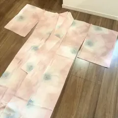 淡いピンク 幾何学模様 訪問着