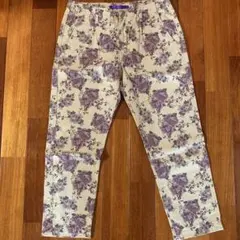 花柄カジュアルパンツ