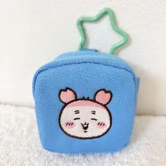 古本屋 ちいかわ　カラナビ付 刺繍スクエアミニポーチ カニちゃん(a