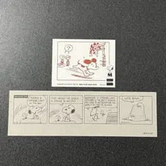 スヌーピーミュージアム　入場特典　ステッカー　コミックチケット（使用済み）
