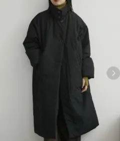 ブラック ロングダウンジャケット